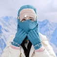 thumbnail image 3 of Hearth & Gear 2 In One Windproof Full Cover Outdoor Riding With Glasses Winter Windproof Glasses Thermal Thick Hat Windproof Full Cover With Glasses Winter Thermal Thick Ski Cap Camping Hiking, 3 of 4