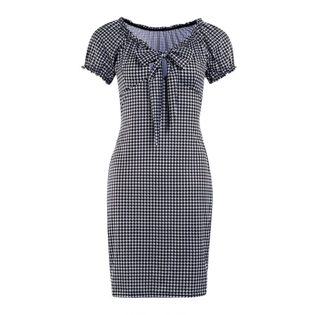 Women Summer Short Sleeve Bodycon Mini Dress