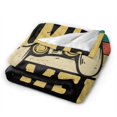 thumbnail image 3 of DouZhe Ultra-Doux Micro Polaire Léger Couverture de Lit en Flanelle, Rétro Game Controller Gamer Imprimer Confortable Chaud Throw Blankets, 40" X 30", 3 of 6