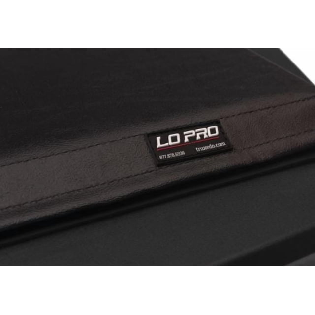Fits 2009-2014 Ford F-150 Truxedo Tonneau Cover 598601 Lo Pro QT; Soft Roll-Up Hook And Loop; Lockable Using Tailgate Handle Lock; Black; Vinyl