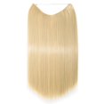 thumbnail image 2 of Invisible Wire No Clips in Hair Extensions Miracle Secret Hairpieces Silky Synthetic hair, 2 of 6
