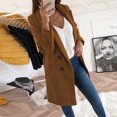 thumbnail image 2 of KIHOUT Manteau Chaud Printemps Hiver Mode Grande Taille Cardigan Manches Longues, Taille P-5TG, 2 of 5