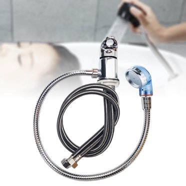 pitrice Salon Shampoo Faucet Set Wash Hair Tap Shower Head for Salon SPA 70cm
