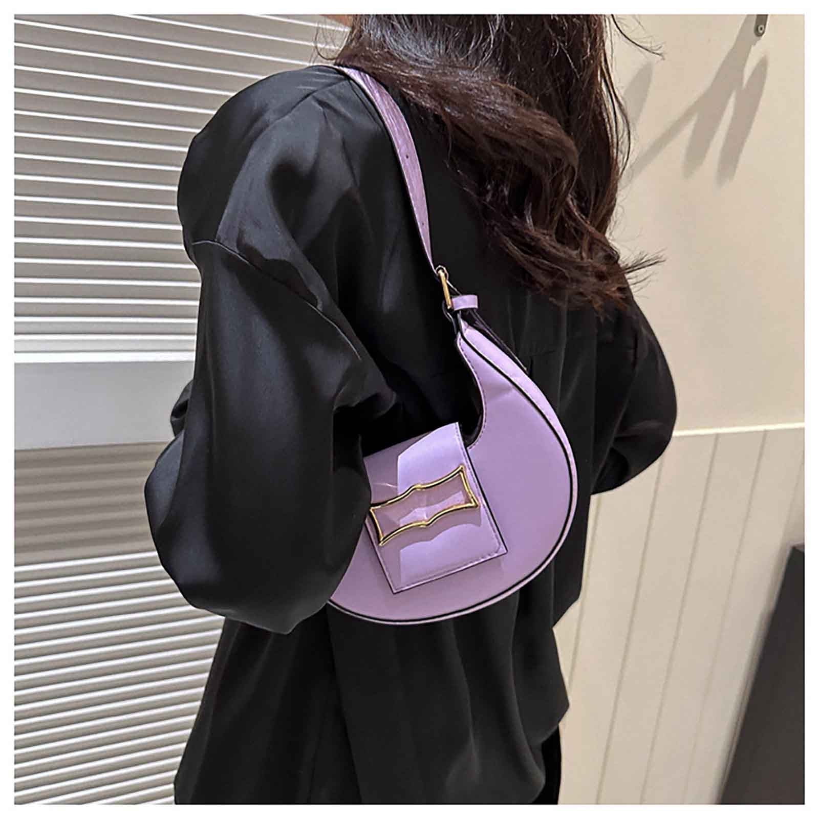 TopLLC One Shoulder Crossbody Bag Leather Large Capacity Multi Compartment Women Bag on Clearance