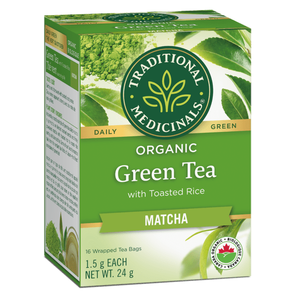 Traditional Medicinals - Organic Green Tea Matcha- 16 Tea Bags