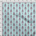 thumbnail image 3 of oneOone Cotton Poplin Fabric Leaves & Paisley Block Printed Craft Fabric BTY 56 Inch Wide, 3 of 4