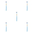 thumbnail image 2 of Thinsony Triple Toothbrush Triple Clean For Efficient Cleaning Plastic Three Head Toothbrush For Cleaning A22 Sky Blue Child 5Set, 2 of 6