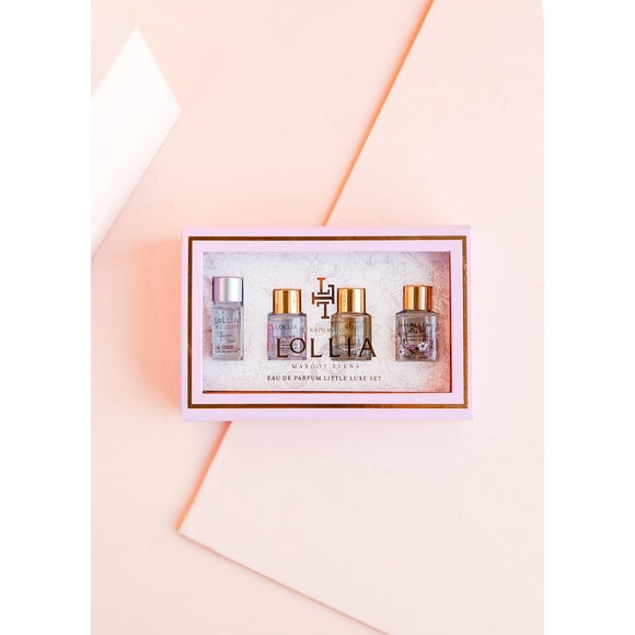 Lollia Little Luxe Eau de Parfum Bundle | A Beautifully Captivating Perfume | Sophisticated Modern Scent Featuring Blushing Fragrance Notes