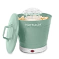 thumbnail image 1 of Nostalgia Electric Hot Air Popcorn Maker and Bucket, Sage Green, 1 of 6