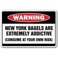 thumbnail image 1 of SignMission, 8" X 12" Plastic Sign, New York Bagels, 1 of 5