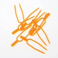 thumbnail image 5 of Jinsinto Setaria Viridis 100Pcs Stolon Fixing Clips Plant Clips Garden Tool Stolons Accessory Strawberry Fork Farming Clip Plant Support, Orange, 5 of 5