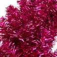 thumbnail image 4 of Northlight Metallic Tinsel Artificial Christmas Wreath - 24" - Dark Pink - Unlit, 4 of 6