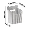 thumbnail image 3 of Three Hole Punch Kitchen Storage Box Storage Basket Ginger and Garlic Storage Basket No Need to Punch Holes Wall Mounted Storage Box Small Storage Basket, 3 of 6