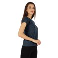 thumbnail image 3 of Inkmeso Solid Short Sleeve Basic T-Shirt For Womens Patch Pocket Casual Summer Basic Top, 3 of 7