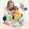 thumbnail image 2 of Electric Building Block Educational DIY Gear Building Block Stacking Toy for Kid, 2 of 10