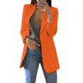 thumbnail image 1 of Womens Open Front Blazer Long Sleeve Solid Slim Fit Work Office Cardigan Jacket S-XXL, 1 of 6
