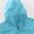 thumbnail image 5 of Économies du Printemps! Manteau de Pluie pour Femmes pour Cyclisme et Course, Coupe-Vent Imperméable Léger pour Vélo et Randonnée, Manteau de Pluie Léger pour Femmes pour l'Extérieur, Protection Uv + Séchage Rapide, Manteau Coupe-Vent, 5 of 5