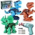 thumbnail image 1 of Jouets Dinosaures à Démonter Jouets de Construction STIM avec Perceuse Électrique, 1 of 6