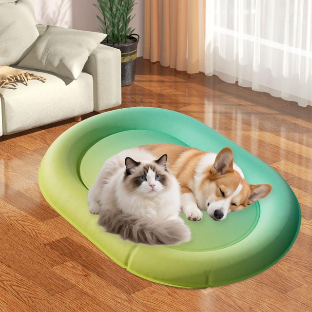 twisto Pet Cooling Mat Bite Resistant Compact Reusable Pet Cushion Cooling Mattress L