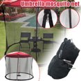thumbnail image 2 of GGdda jusqu'à 50 % de Rabais Housse de Protection avec Fermeture Éclair Parapluie de Porte Patio Table Parasol Extérieur Filet Outils de Jardin et Amélioration de la Maison 8.3*8.3*3.9 Pouces (Liquidation) Filet Sable, 2 of 8