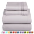 thumbnail image 1 of Nestl Cal King Sheet Set, 1800 Series Microfiber Deep Pocket 4 Piece Bed Sheet Set, 1 of 6