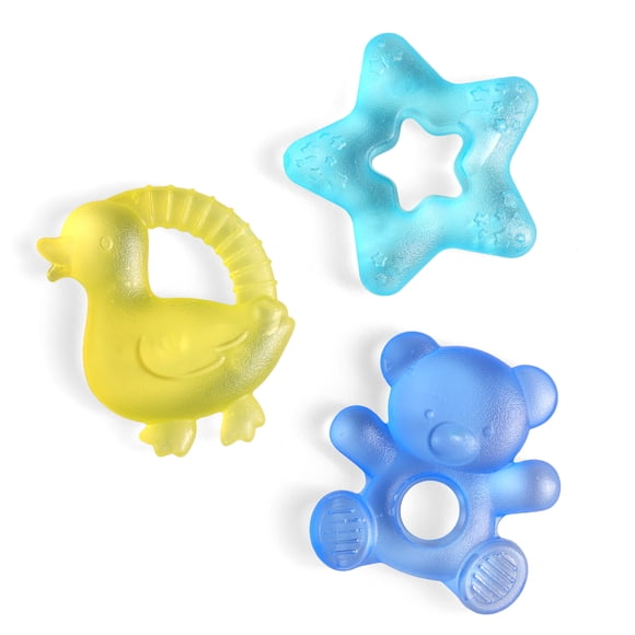 Itzy Ritzy Cutie Coolers™ Bear Infant Baby Teether, Water-Filled Cooling Teething Toy for Babies 3 Months and up