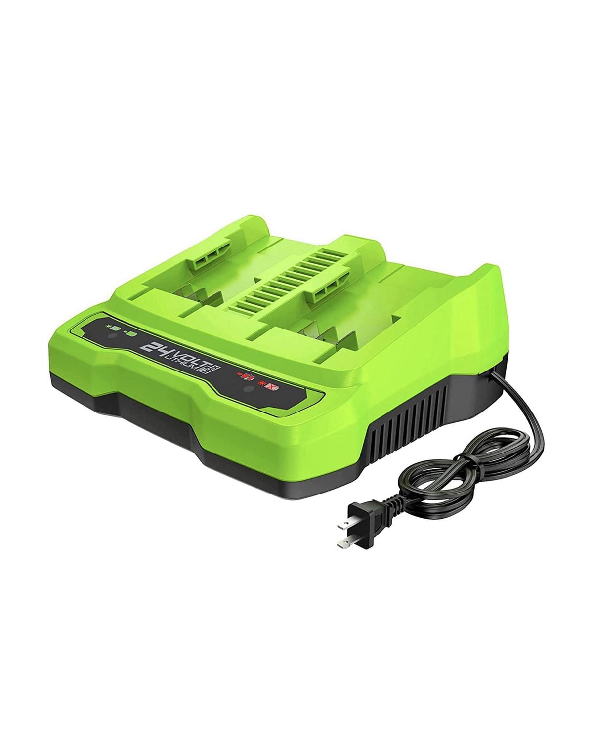 Greenworks 24V 4A Dual Port Charger, CAG817