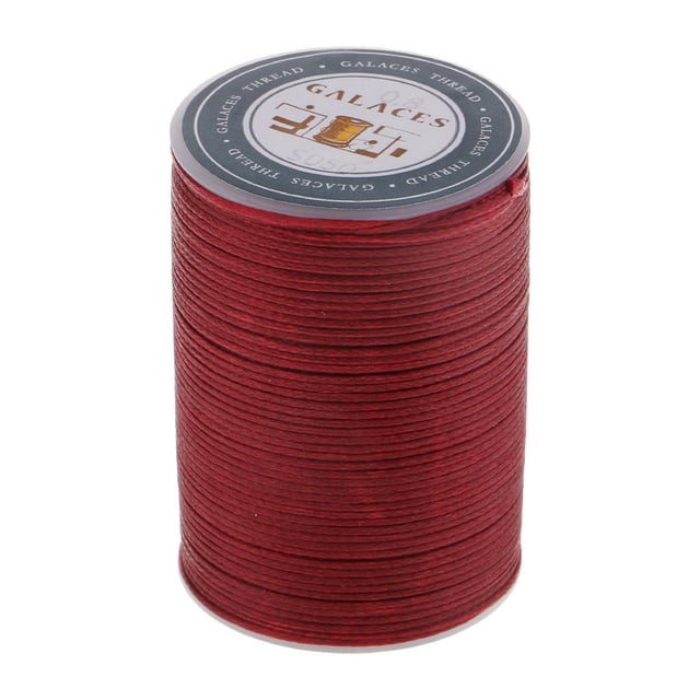 simhoa Heavy Red Sewing Thread 0.8mm Flat for Outdoor Sports Luggage 98 Yards
