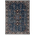 thumbnail image 1 of Larson 3' x 5' Washable Accent Rug, Teal and Ivory, 1 of 7