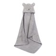 thumbnail image 1 of Baby Hooded Towel Animal Shape Essential Bathrobe for Infant Newborn Grey, 1 of 8
