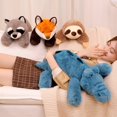 thumbnail image 3 of Estbridge Weighted Stuffed Animals 45cm Cute Expression Baby Stuff Soft Texture Plush Filling Weighted Plush Style1, 3 of 4