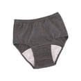thumbnail image 3 of Sous-vêtements pour Hommes Réutilisables Lavables Protection contre les Fuites Culottes Absorbantes Respirantes pour Conduite Longue Durée Voyage Adulte Aîné, Gris Foncé 3L, 3 of 8
