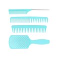 thumbnail image 2 of Hair Comb Brush, Hair Comb Set Massage Frosted Handle  For Home Salon For Daily Life Green Box Packed, 2 of 8