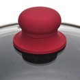 thumbnail image 3 of Hamilton Beach 12 Inch Aluminum Nonstick Round Dutch Oven Low Pot, Red, 3 of 3