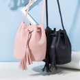 thumbnail image 4 of Bucket Bag Fashion Drawstring Tassel Vintage Crossbody Bag Shoulder Purse, 4 of 8