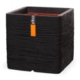 thumbnail image 1 of Capi Modern Black Square Planter 15.7x15.7x15.7 inch, 1 of 1