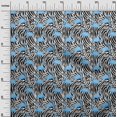 thumbnail image 3 of oneOone Polyester Spandex Light Blue Fabric Flamingo Sewing Material Print Fabric By The Yard 56 Inch Wide, 3 of 5