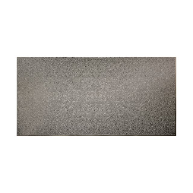 Fasade Hammered Brushed Nickel Wall Panel 4' x 8'
