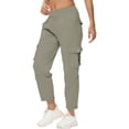 thumbnail image 2 of iHPH7 Joggers pour Femmes Vêtements de Randonnée pour Femmes Pantalons à Séchage Rapide Femmes Pantalons Cargo de Survêtement pour Femmes Pantalons Taille Haute pour Femmes Pantalons de Survêtement Femmes Pantalons Cargo pour Femmes Vert G, 2 of 7