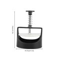 thumbnail image 1 of Hamburger Press, Hamburger Press Patty Maker, Stainless Steel Black Hamburger Press Patty Maker Paper Burger Presses Hamburger Patty Maker For Kitchen Use, 1 of 8