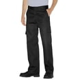 thumbnail image 1 of Dickies Mens Relaxed Fit Straight Leg Cargo Work Pants, 38W x 32L, Black, 1 of 2