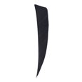 thumbnail image 4 of S SERENABLE 12 Pack s - 4 Inch Natural Turkey Feathers - Fletching DIY Hunting Training Black, 4 of 9
