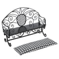 thumbnail image 1 of Miniature Bench, Miniature Furniture Cute Appearance Miniature Size Lightweight Portable Fine Workmanship Beautifully Designed  For Garden For Dolly House, 1 of 8