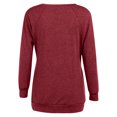 thumbnail image 3 of zanvin T-Shirts Surdimensionnés Chemises pour Femmes Unies Chandails d'Entraînement Décontractés Basiques Chandail à Manches Longues Classique Col Rond Hauts, 3 of 5