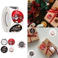 thumbnail image 2 of Merry Christmas Stickers - 1 Inch Labels for Festive Sealing and Decoration for Holiday and Crafts, 2 of 7