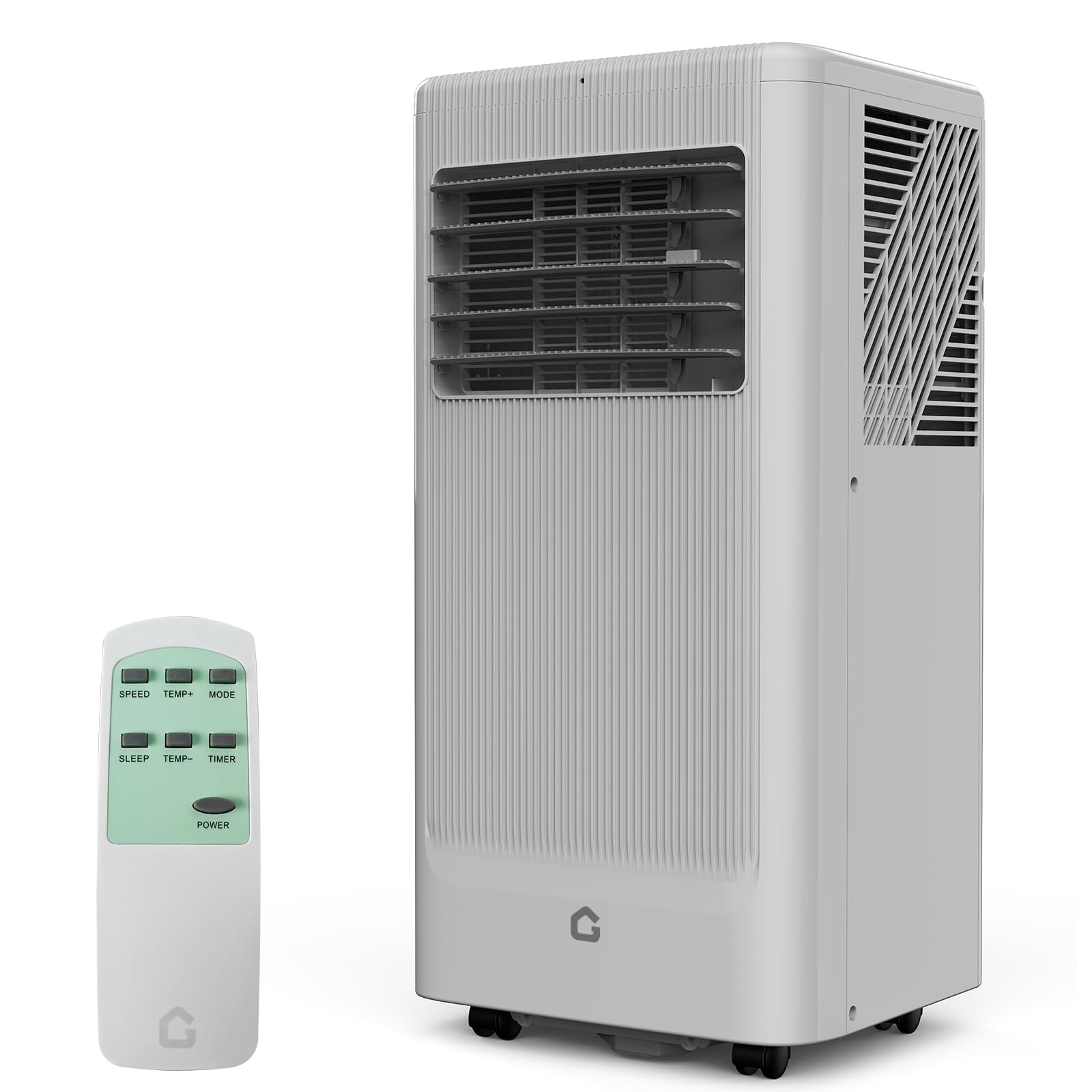 Portable Air Conditioners 8000 BTU Portable AC Unit, 3-in-1 Cooling Dehumidifier Fan, Remote Control, Sleep Mode, 24H Timer, 2 Speeds for Bedroom Office Up to 350 Sq Ft