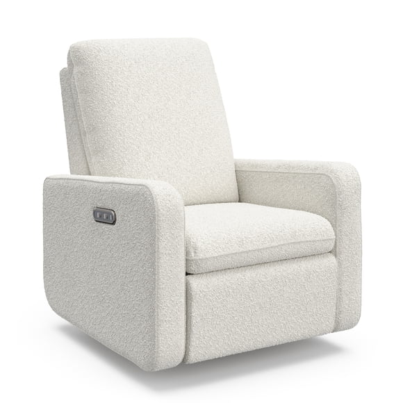 Graco Teddi Power Recliner Swivel Glider, Ivory Boucle