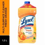 Lysol All Purpose Cleaner, Pour, Orange, Multi Surface Cleaner, 1.2 L