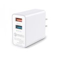 thumbnail image 1 of axGear QC3.0 Adaptateur de Charge à Double Port USB Chargeur Rapide à 2 Ports, 1 of 8