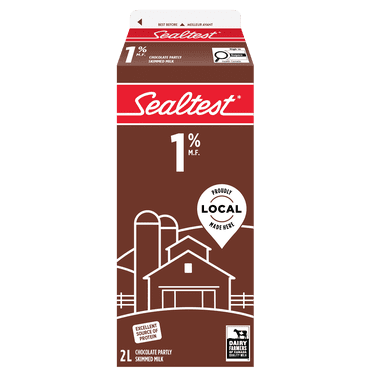 Sealtest Chocolate Partly Skimmed 1% Milk 2L